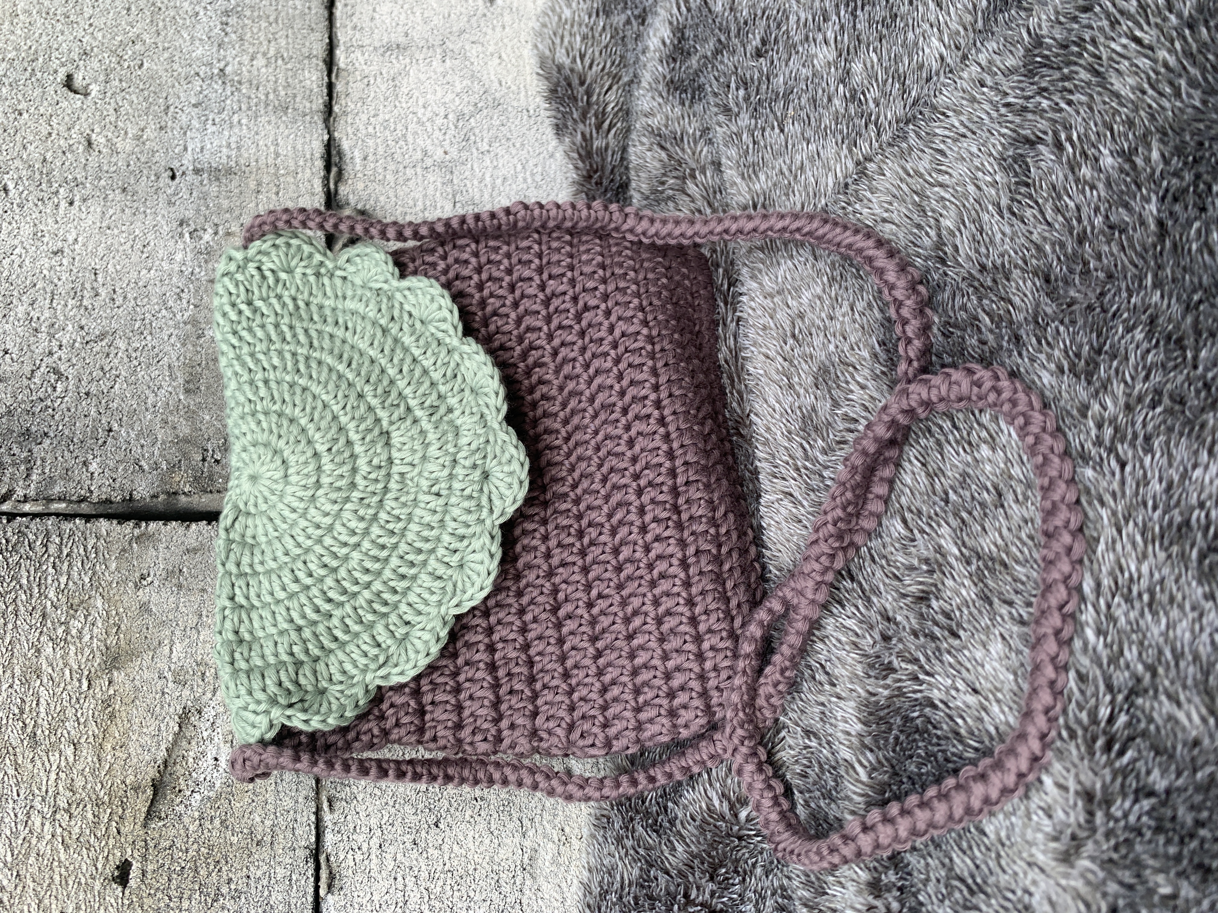 Handbag Flap Mauve
