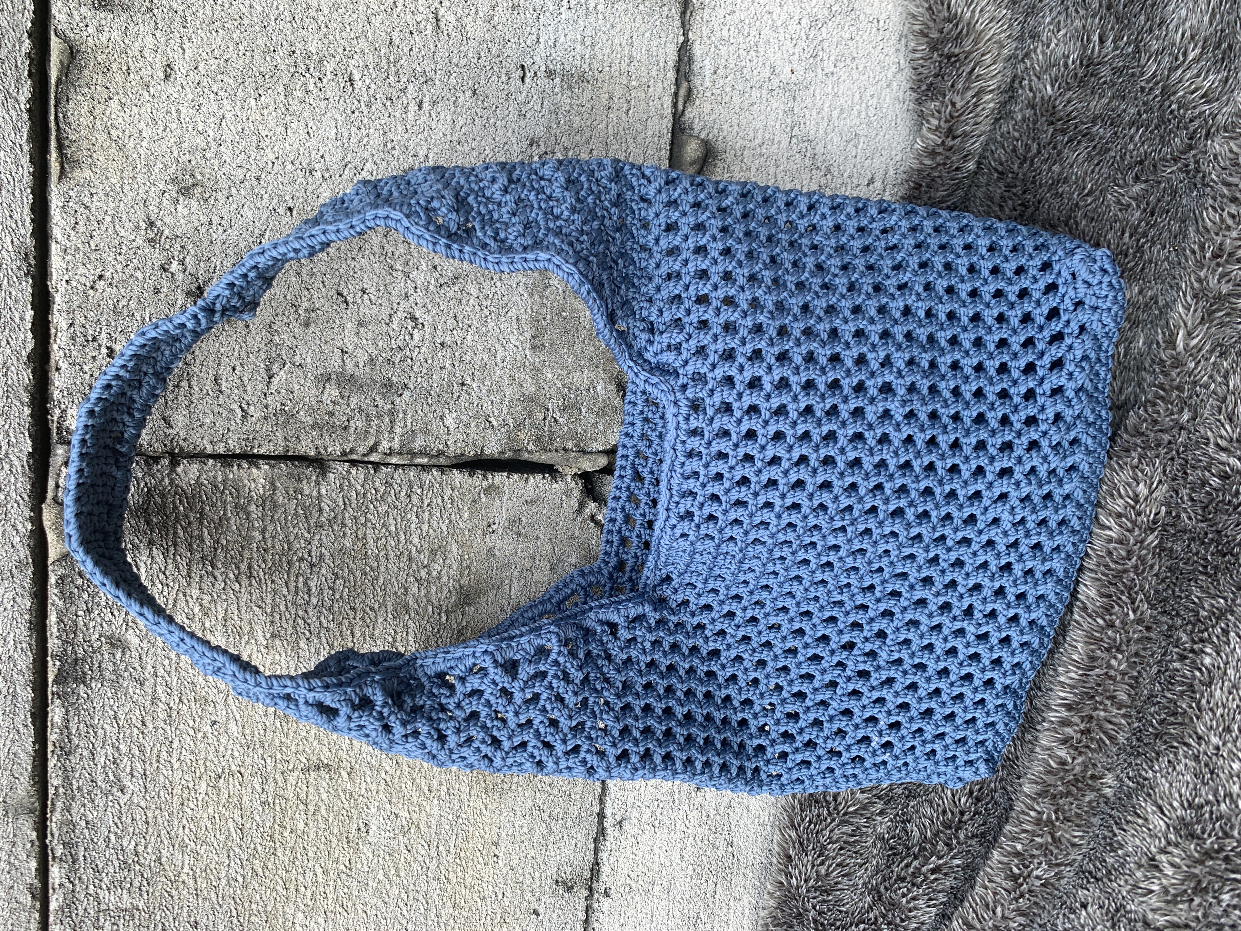 Tas Rajut Biru